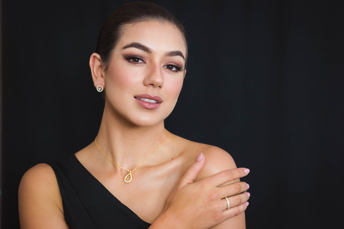 GODDESS PAVE RING GOLD