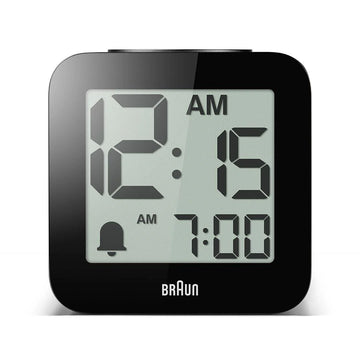 Braun Black Time Speaking Digital Alarm Clock