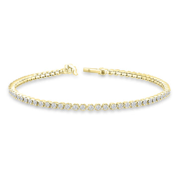 2.00ct Lab Grown Diamond Bracelet in 18K Yellow Gold