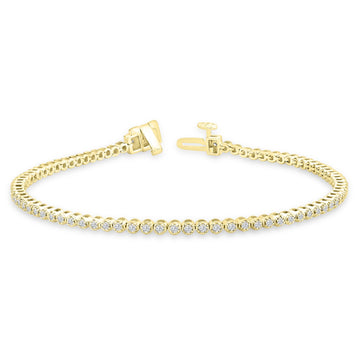 1.00ct Lab Grown Diamond Bracelet in 18K Yellow Gold