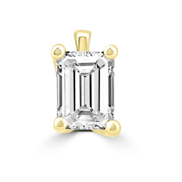 0.70ct Lab Grown Diamond Pendant in 18K Yellow Gold