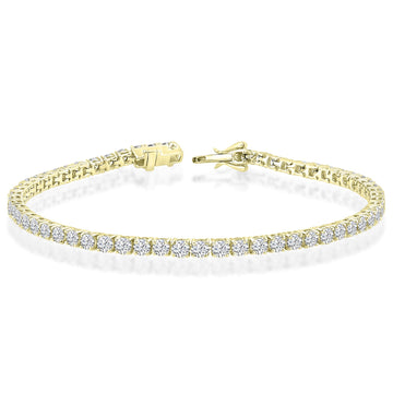 2.00ct Lab Grown Diamond Bracelet in 18K Yellow Gold