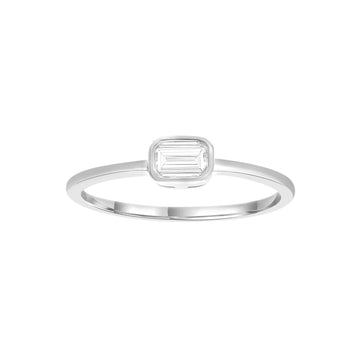 0.25ct Lab Grown Diamond Ring in 9K White Gold
