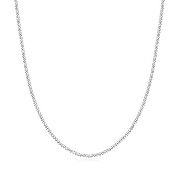 Ania Haie Silver Shiny Curb Necklace