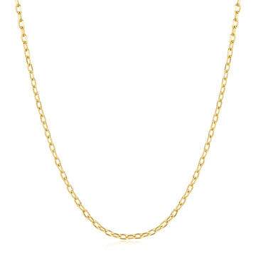 Ania Haie Gold Rectangle Link Chain Necklace