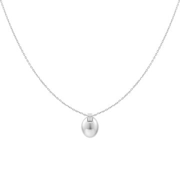 Ania Haie Silver Oval Charm Necklace