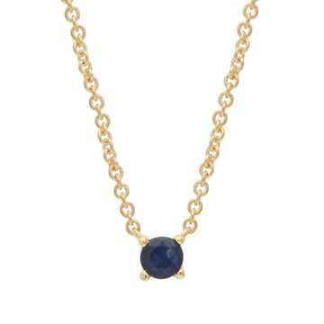 Sapphire Necklace 40-45cm in 9K Yellow Gold
