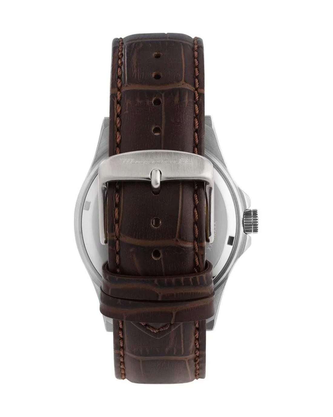 Maserati Competizione 43mm Blue Dial Brown Leather Strap Watch