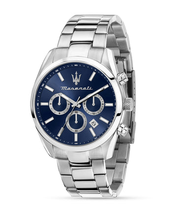 Maserati Attrazione 43mm Stainless Steel Chronograph Watch