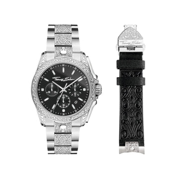 THOMAS SABO Men's watch Rebel at heart Chronograph silver