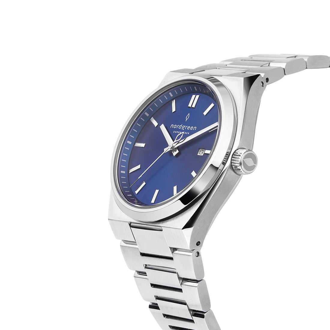 Nordgreen Succession 41mm Navy Dial Stainless Steel Strap Watch