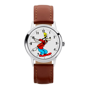 Disney Bold Goofy 35mm Brown Watch