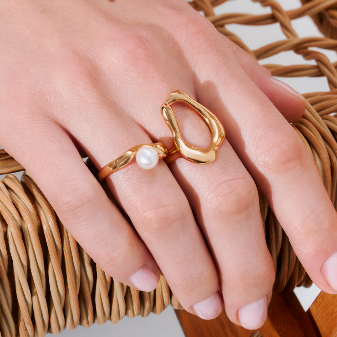 THOMAS SABO Wavy Gold Ring