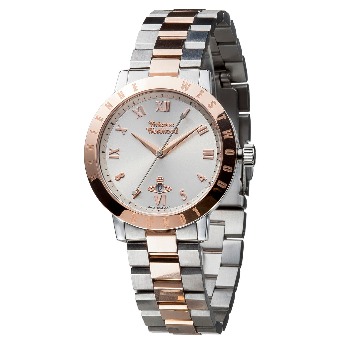 Vivienne Westwood Bloomsbury Watch Two Tone Rose Gold