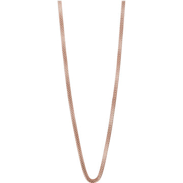 Bering Arctic Symphony Polished Rose Gold Necklace 45cm