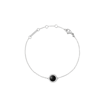 Daniel Wellington Audrey Bracelet Black Agathe Silver