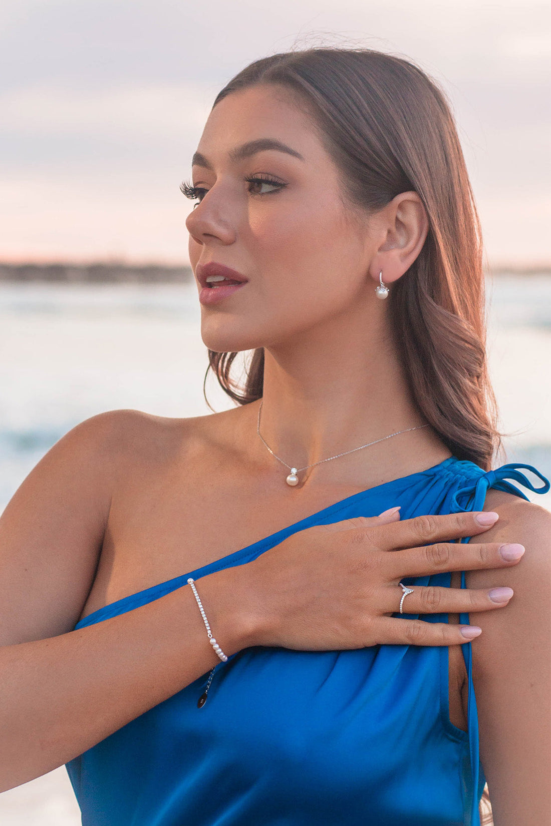 OCEANS SCARBOROUGH FRESHWATER PEARL RING SILVER