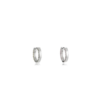 Georgini Sweetheart Pink and Yellow Hoops Silver