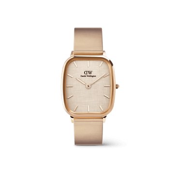 Daniel Wellington Marlon Wire Linen Rose Gold Watch