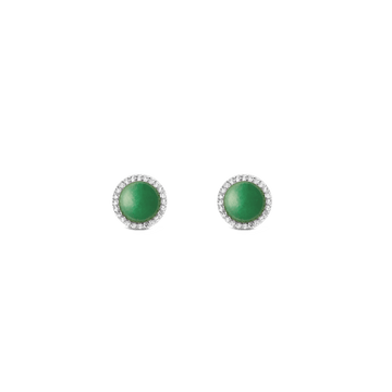 Daniel Wellington Audrey Earrings Jade Silver