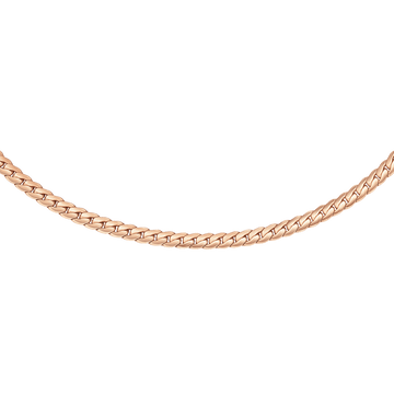 Daniel Wellington Elan Flat Chain Necklace Long Rose Gold