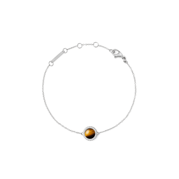 Daniel Wellington Audrey Bracelet Tiger Eye Silver