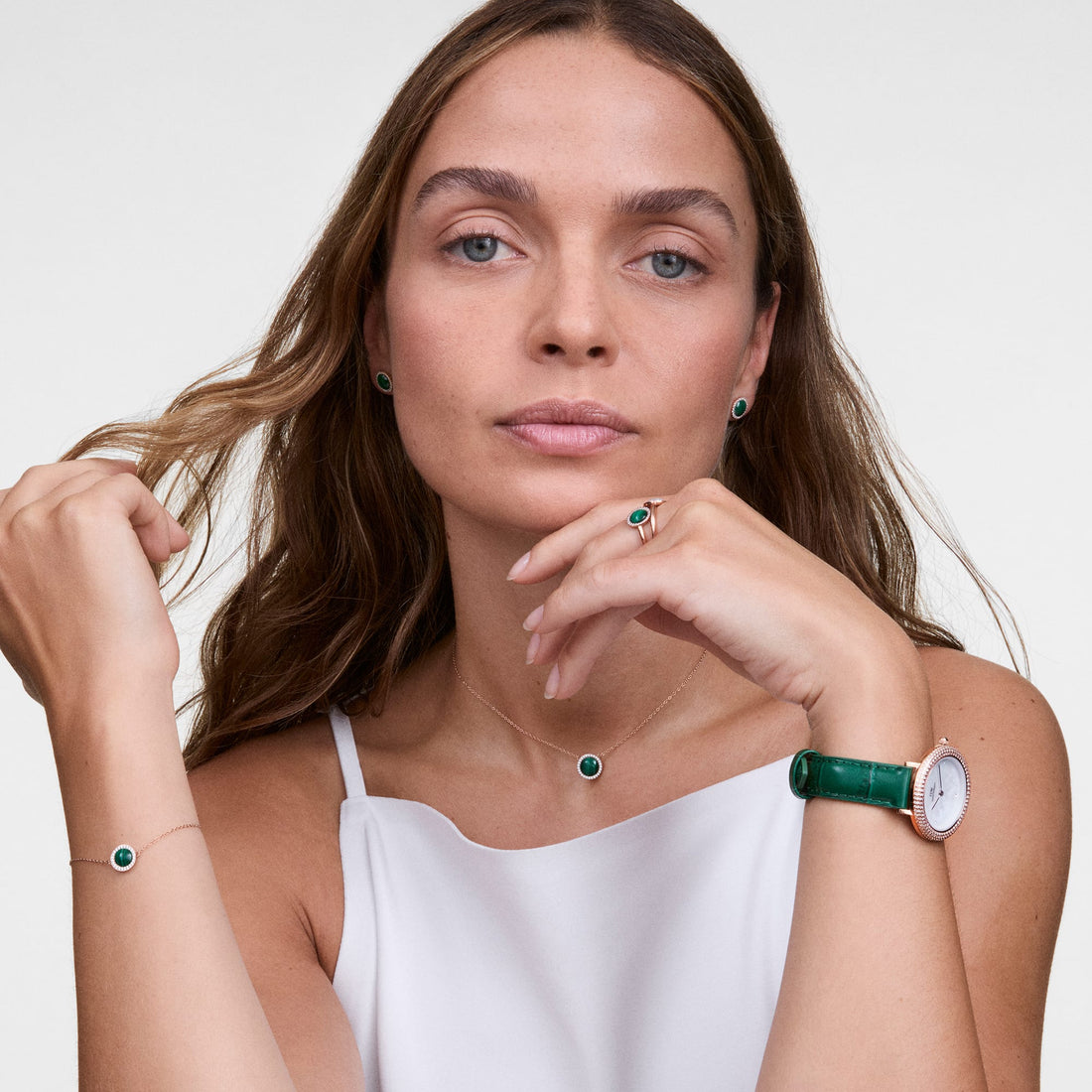 Daniel Wellington Audrey Ring Malachite Rose Gold