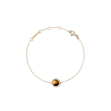 Daniel Wellington Audrey Bracelet Tiger Eye Gold