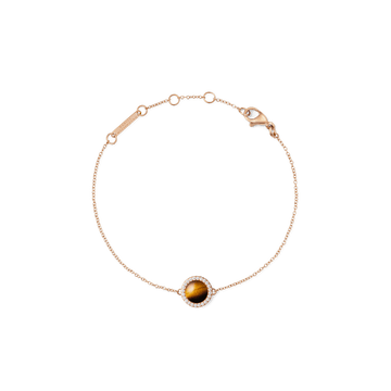 Daniel Wellington Audrey Bracelet Tiger Eye Rose Gold