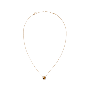 Daniel Wellington Audrey Necklace Tiger Eye Rose Gold