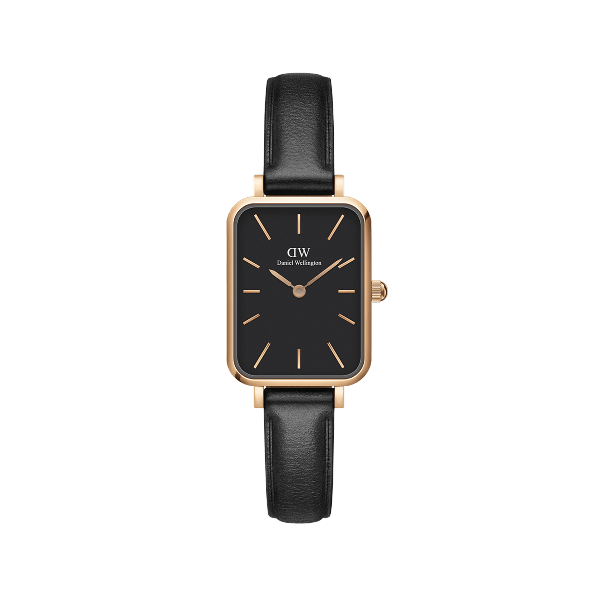Daniel Wellington Quadro 20X26 Pressed Sheffield Rose Gold & Black Watch