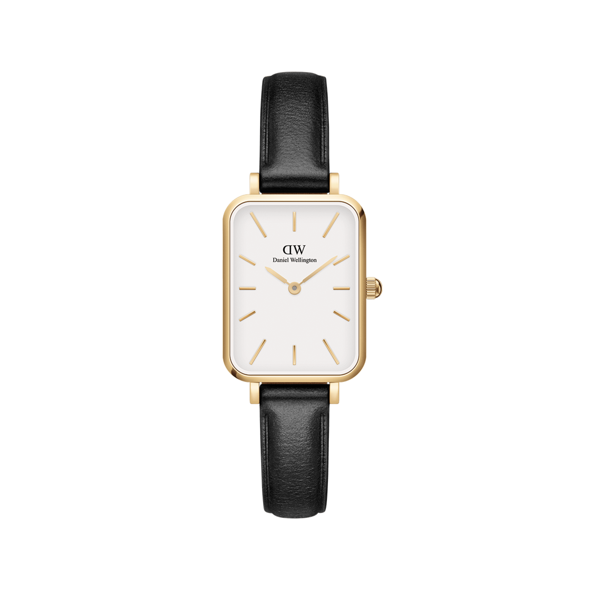 Daniel Wellington Quadro 20X26 Pressed Sheffield Gold & White Watch