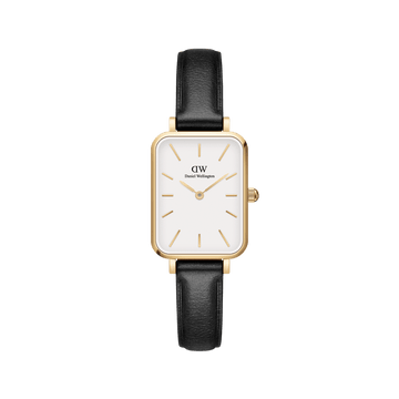 Daniel Wellington Quadro 20X26 Pressed Sheffield Gold & White Watch