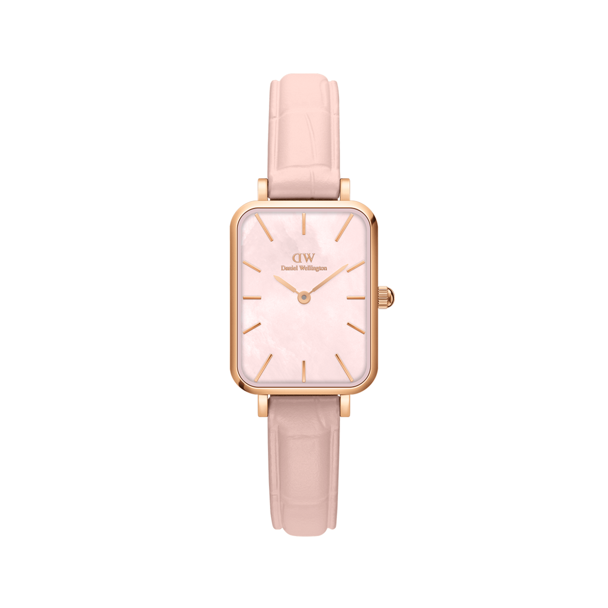 Daniel Wellington Quadro 20X26 Rouge Rose Gold Mother of Pearl Watch