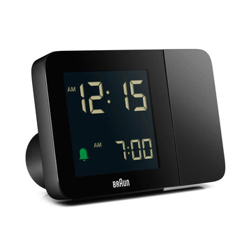 Braun Black Digital Projection Alarm Clock