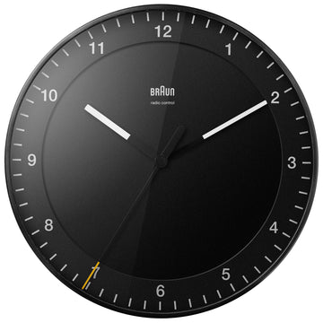 Braun Classic Analogue Wall Clock 30cm Black