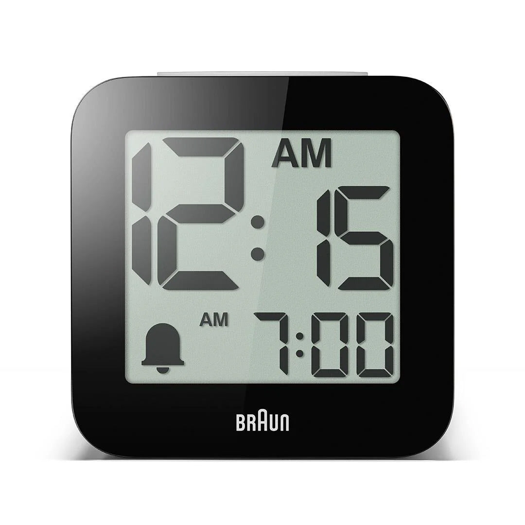 Braun White Time Speaking Digital Alarm Clock