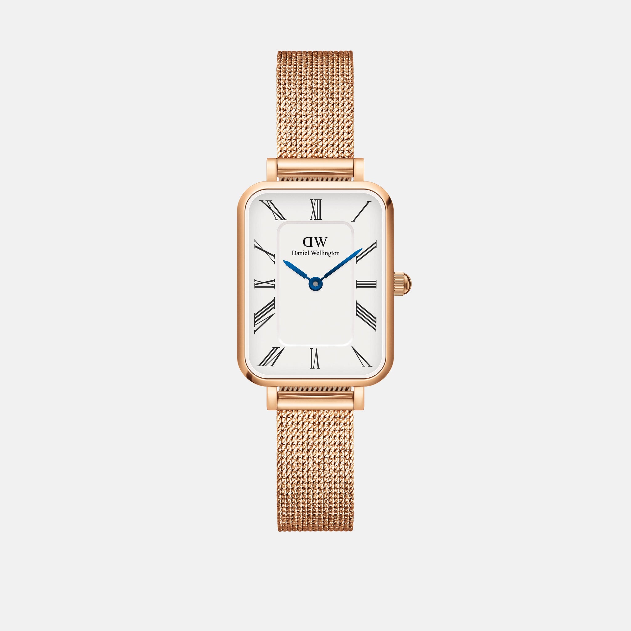 Daniel Wellington Quadro Roman Numerals 20x26 Melrose RG White Watch