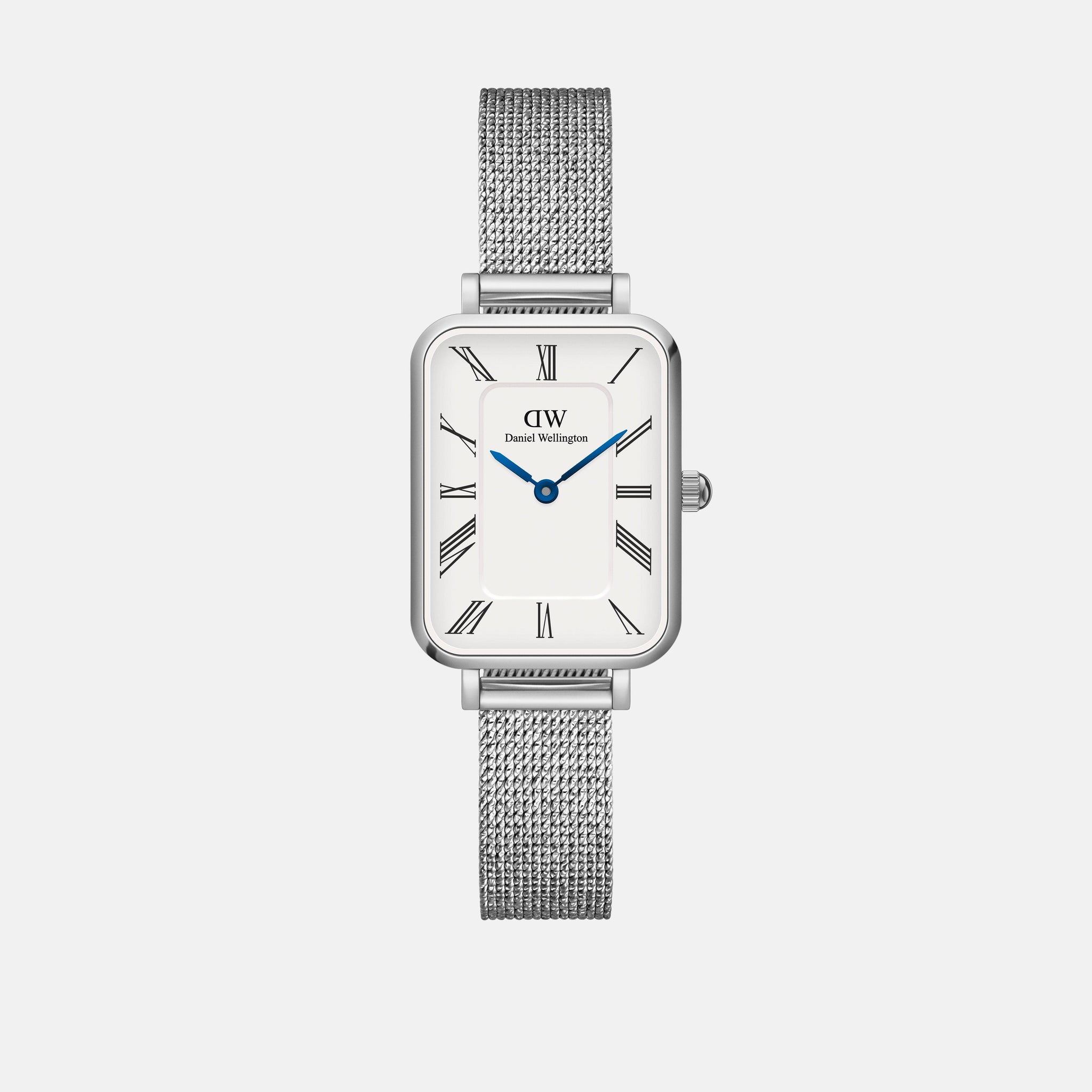 Daniel Wellington Quadro Roman Numerals 20x26 Sterling S White Watch