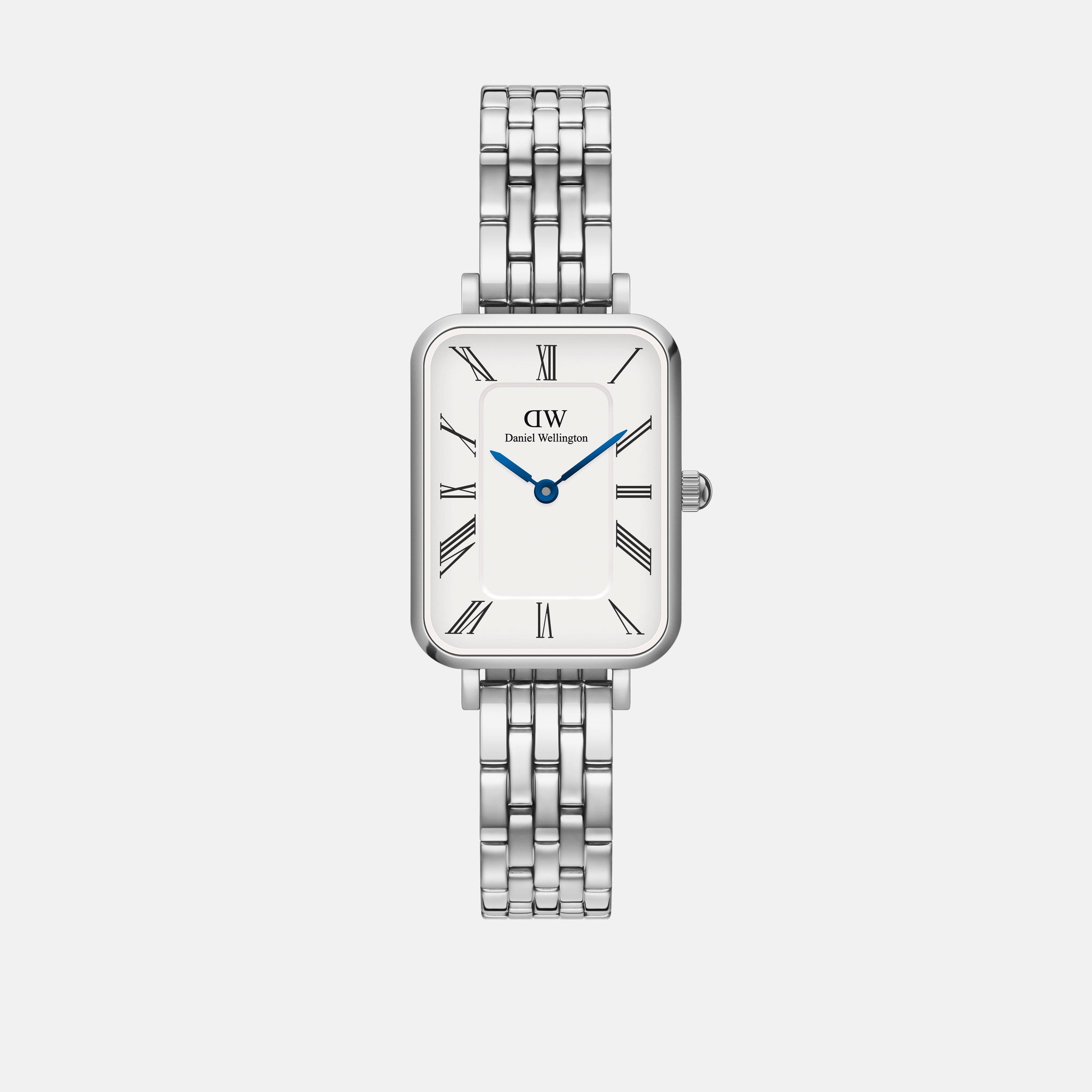 Daniel Wellington Quadro Roman Numerals 20x26 5-Link S White Watch