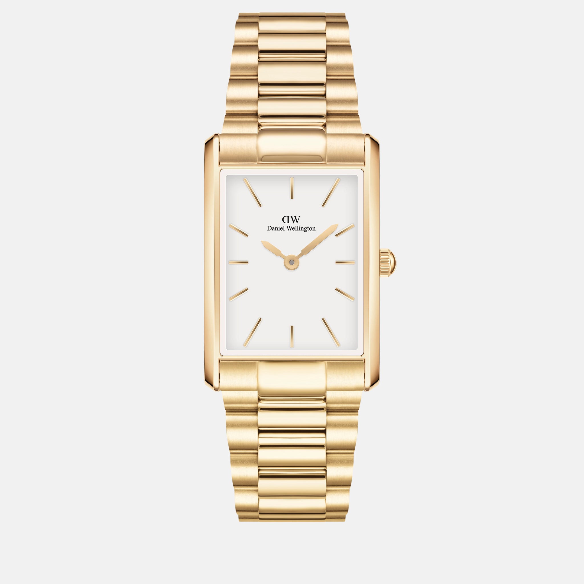 Daniel Wellington Bound 35x24 3-Link G White Watch