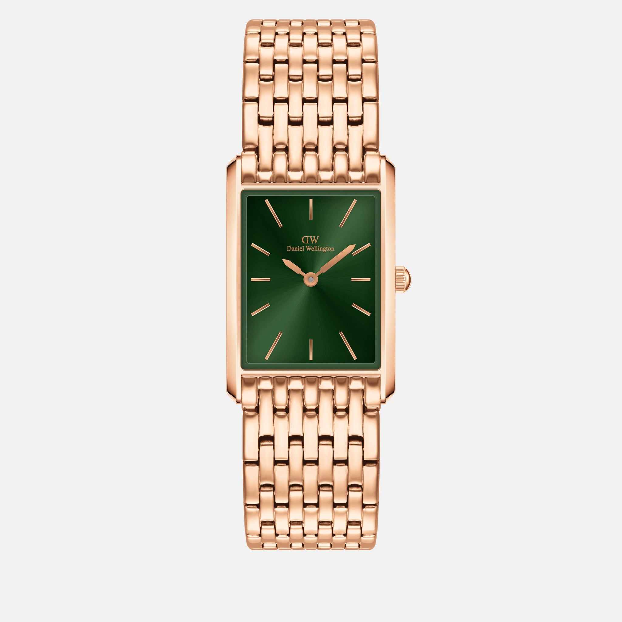 Daniel Wellington Bound 32x22 9-Link RG Emerald Sunray Watch