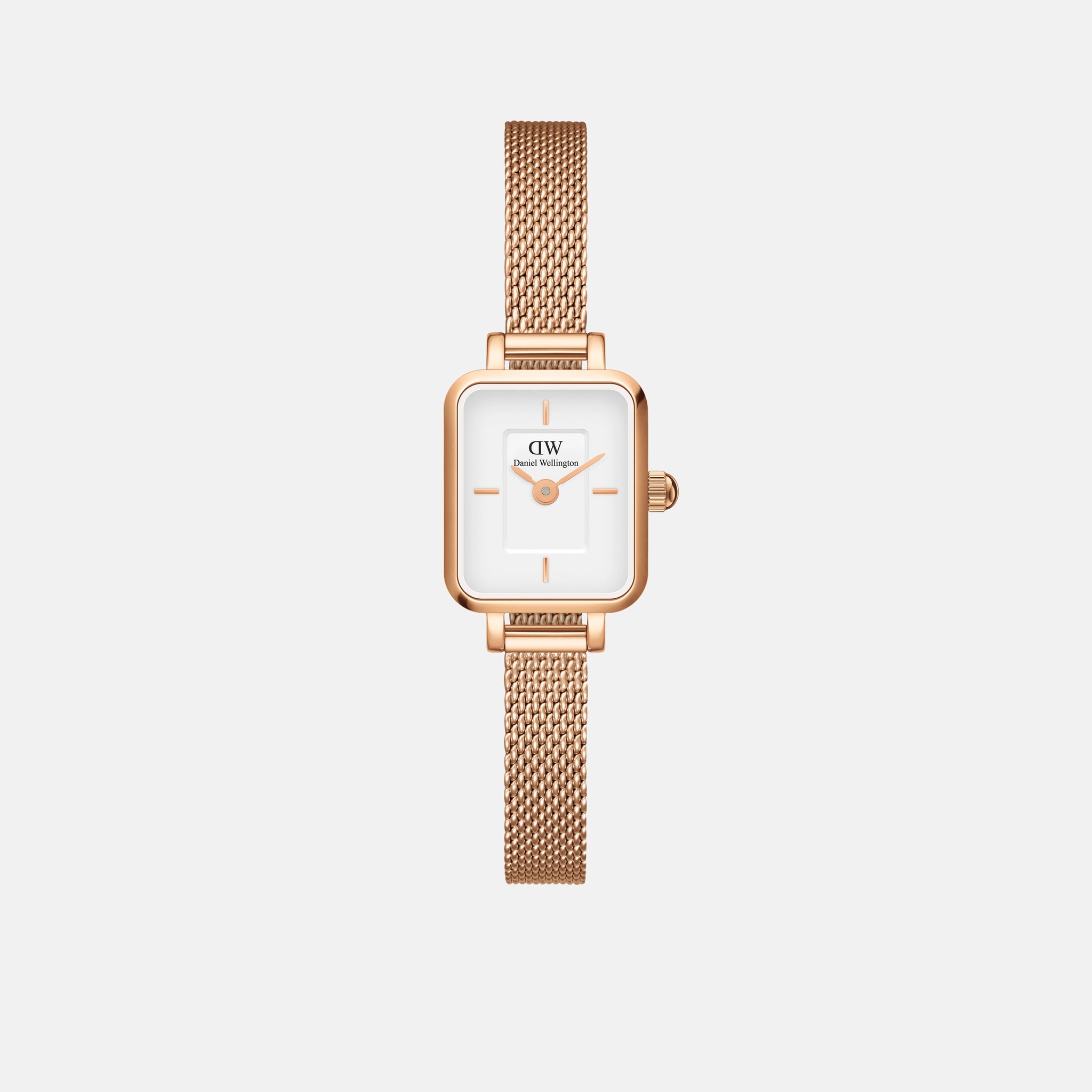 Daniel Wellington Quadro Mini 15x18 Melrose RG White Watch