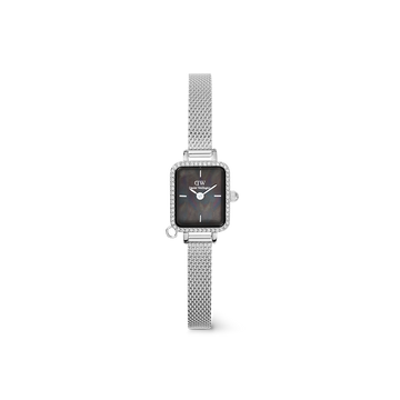 Daniel Wellington Quadro Mini Crystal Zodiac Sterling Watch