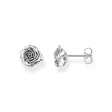 THOMAS SABO Midnight Rose ear studs