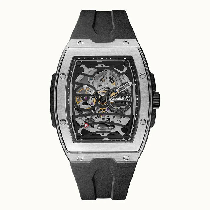 Ingersoll The Challenger Automatic Silver and Black Watch