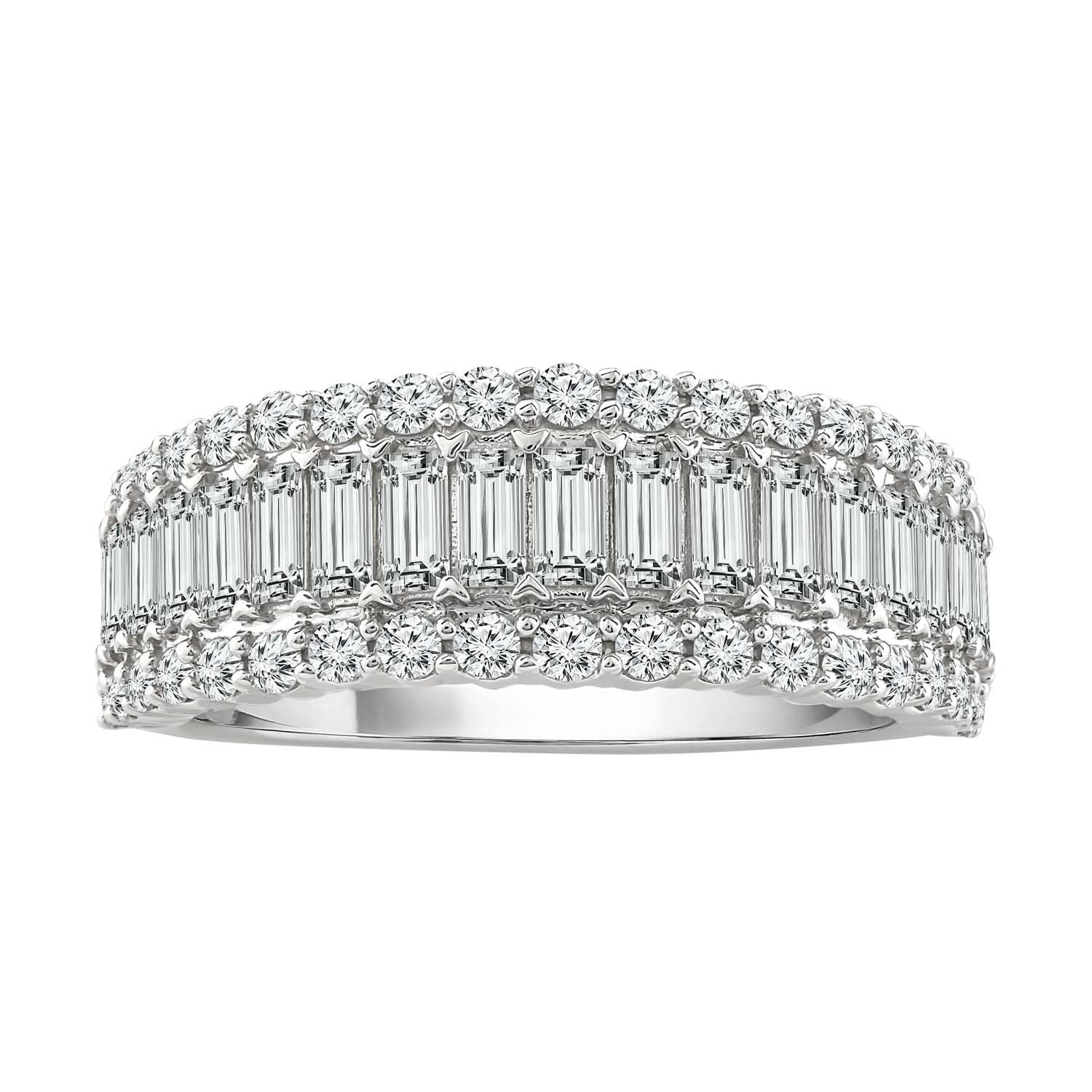 1.33ct Lab Grown Diamond Ring in 18K White Gold