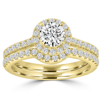 1.50ct Lab Grown Diamond Ring in 18K Yellow Gold