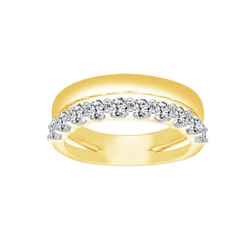 0.97ct Lab Grown Diamond Ring in 9K Yellow Gold