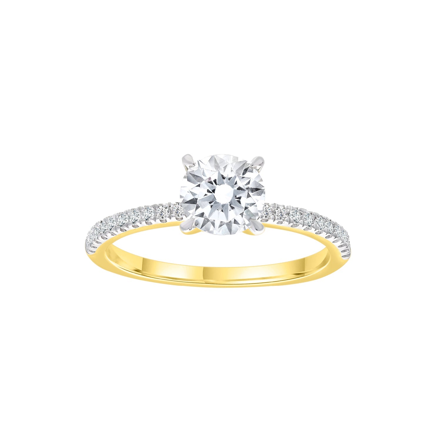 1.14ct Lab Grown Diamond Ring in 9K Yellow Gold